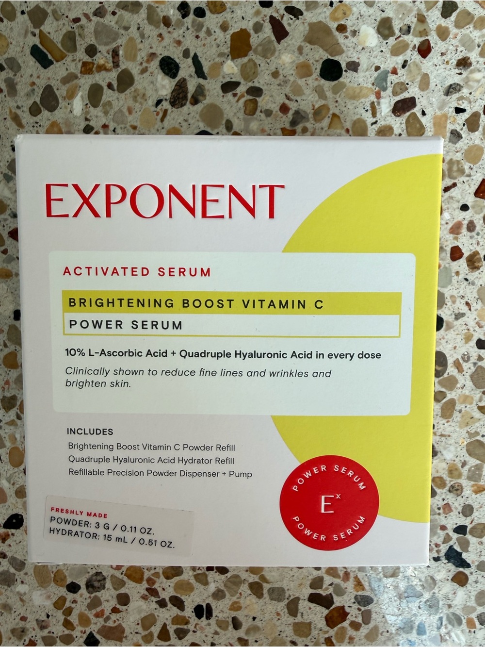 Exponent Brightening Boost Vitamin C Power Serum - Yellow